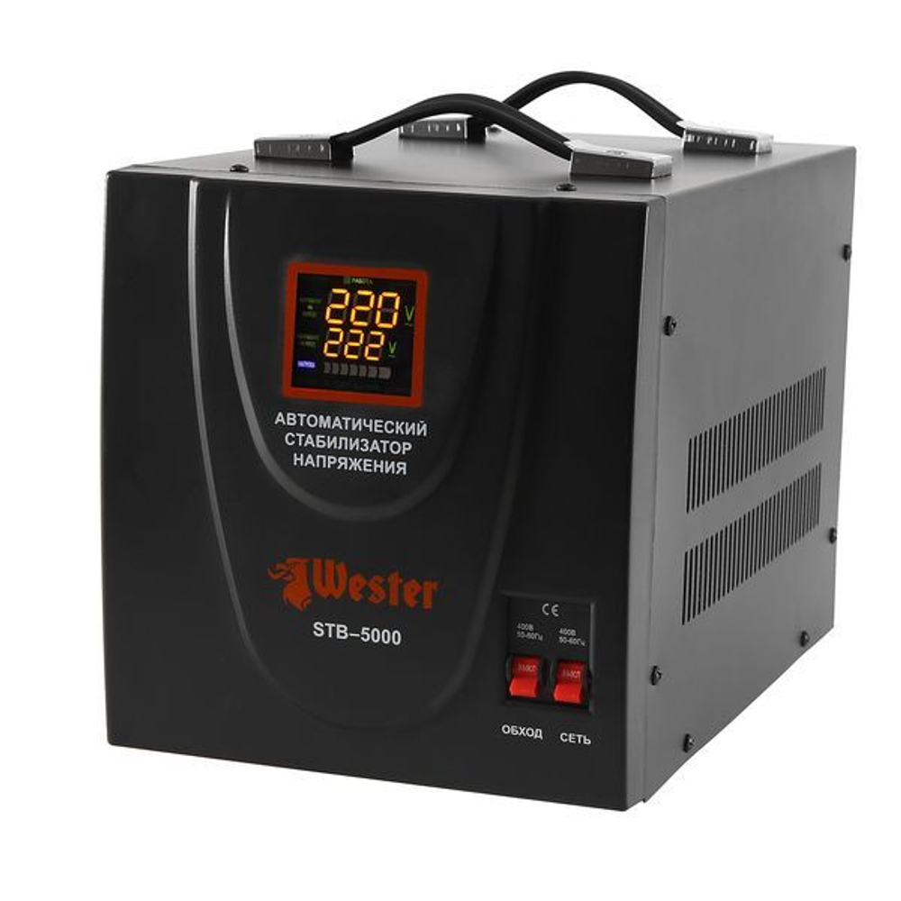 Стабилизатор напряжения Wester STB-5000 (180-003)