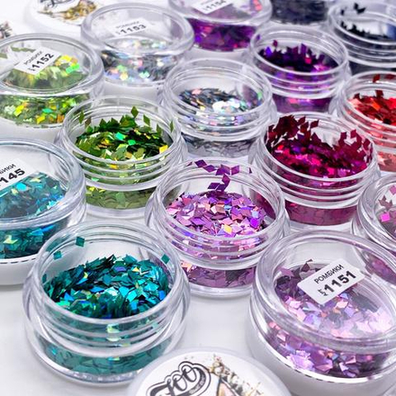 1153 Ромбики для дизайна Zoo (серебряные)