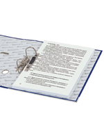 Папка-регистратор, покрытие пластик, 50 мм, ПРОЧНАЯ, с уголком, BRAUBERG, синяя