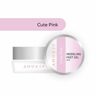 Amokey Моделирующий гель однофазный Fast Gel Cute Pink - 15гр