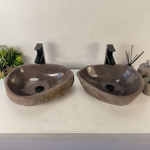 Раковина из речного камня ПАРА! RS-65336 46*36*15 0865