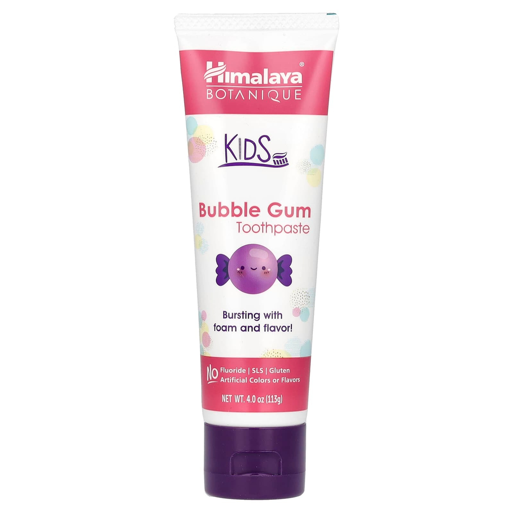 Himalaya, Botanique, Kids Toothpaste, Bubble Gum, 4.0 oz (113 ml)