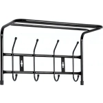 Вешалка настенная 405*265*245 (4 крючка) черный ВП4/Ч