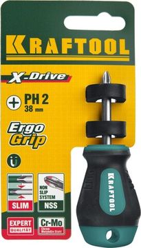 KRAFTOOL Х-Drive, PH2 x 38, отвертка (250072-2-038)