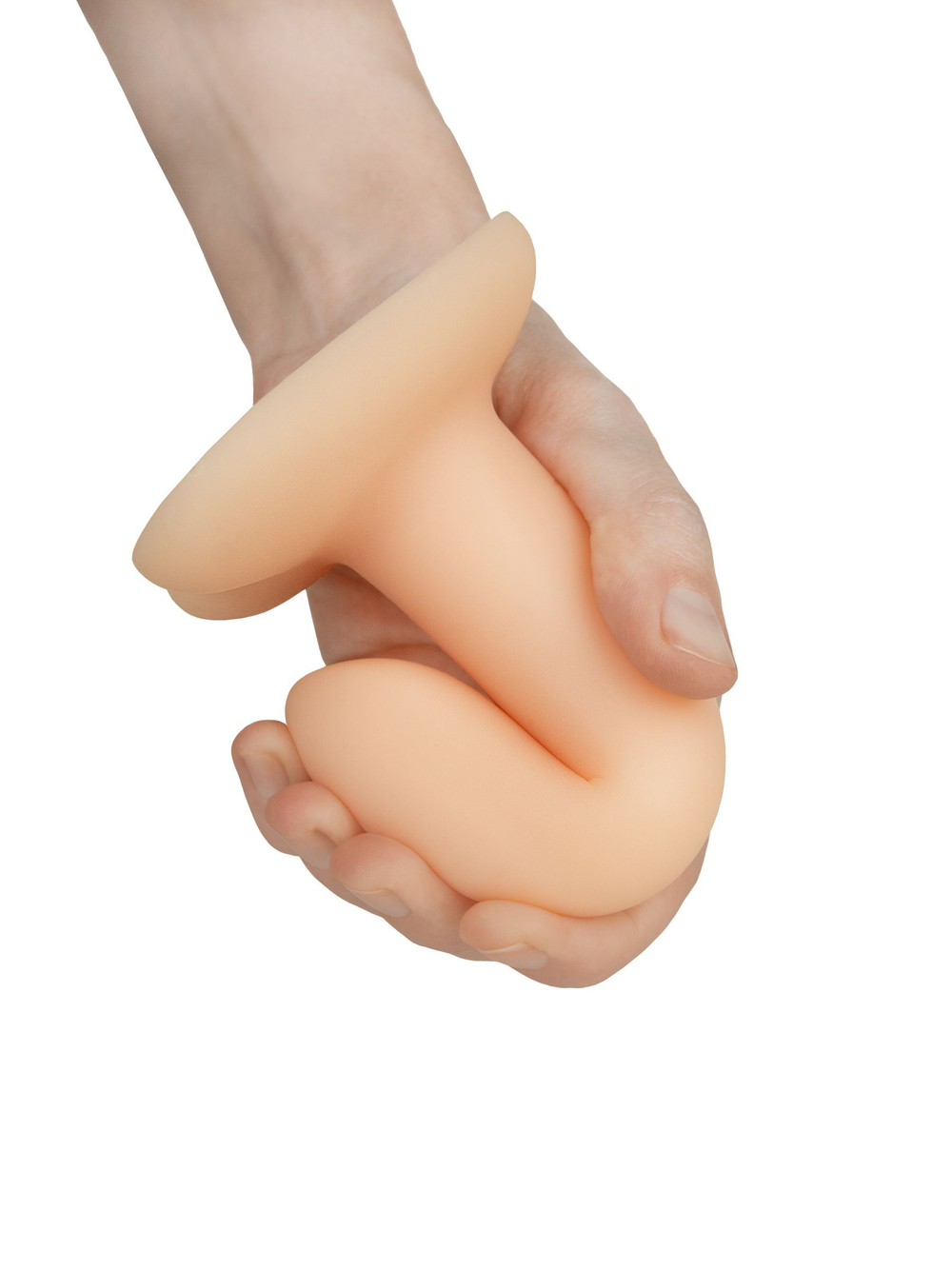 Телесный нереалистичный дилдо Emotional на присоске - 13 см.