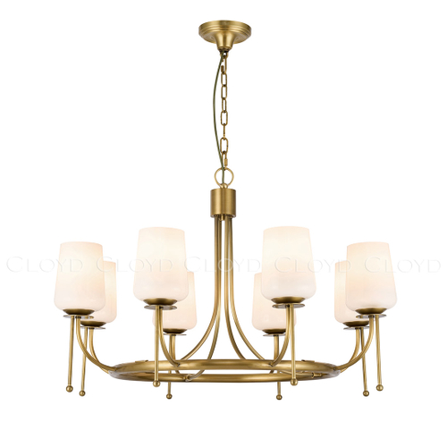 Люстра Cloyd MIDGARD C8 / Ø83 см - латунь (арт.11697)