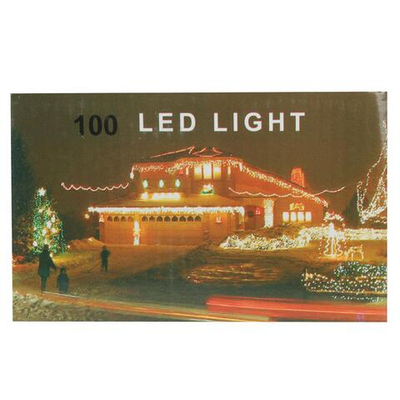 Электрогирлянда LED цветная с насадкой Кубики, длина насадки 1,5см, 28 ламп, 5м, 1 р.м.