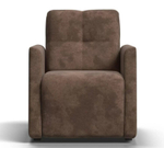 БОСС не раскладное кресло-пуф Алькантара шоколад (снят с производства)