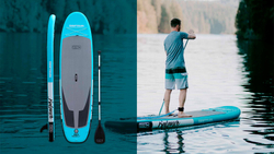 SUP доска HOGGER DRIFTSUN Balance 11" надувная, MSL технология голубой/белый