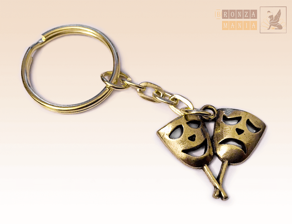 брелок Венецианской Комедии и Трагедии (маски)