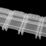 Шторная лента Oz-Is арт. 4361 MP, коэф сборки 1:2,5, цвет прозрачный (ширина 100 mm)