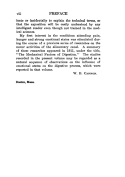 Bodily Changes In Pain Hunger Fear And Rage | W.B. Cannon
