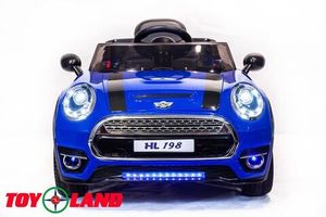 Детский электромобиль Toyland Mini Cooper синий