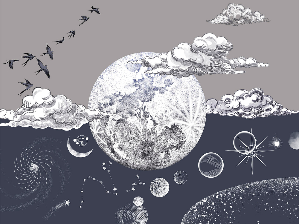 Дизайнерские обои Wall Street Cosmos