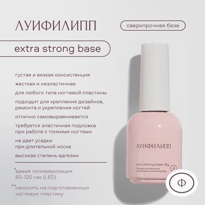 Луи Филипп Extra Strong Base - Базовое покрытие, 15мл