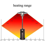 Уличный газовый обогреватель WWT 13B Stainless steel + Чехол