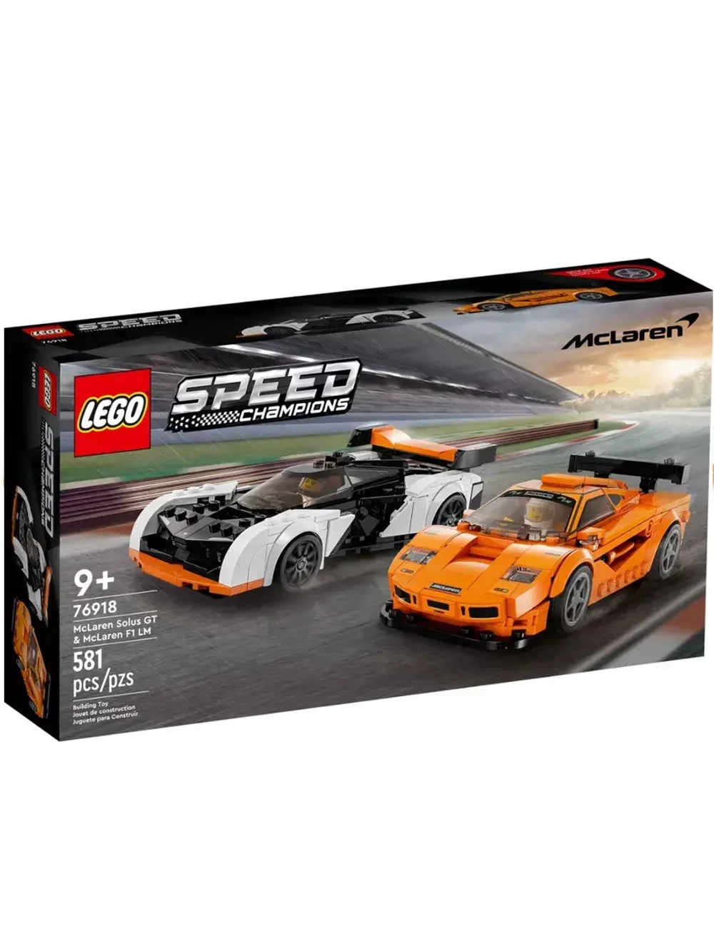 Лего 76918 McLaren Solus GT и F1 LM Lego Speed Champions