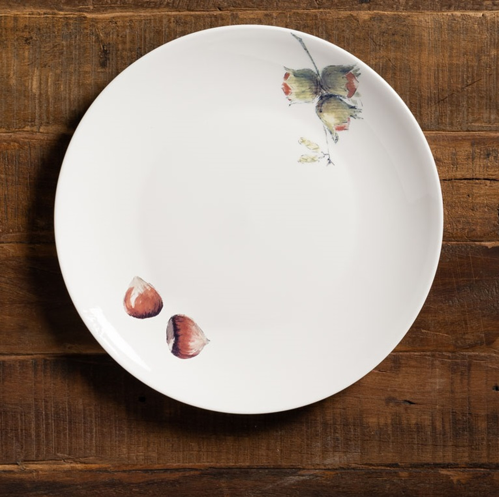 Набор из 4-х тарелок Каштаны 28 см 33805