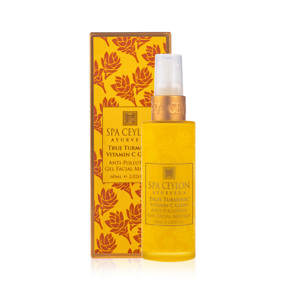 Очищающая гелевая маска с витамином С "КУРКУМА"