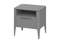 Тумба прикроватная Type 1 полка 1 ящик ширина 50 см (серый)
