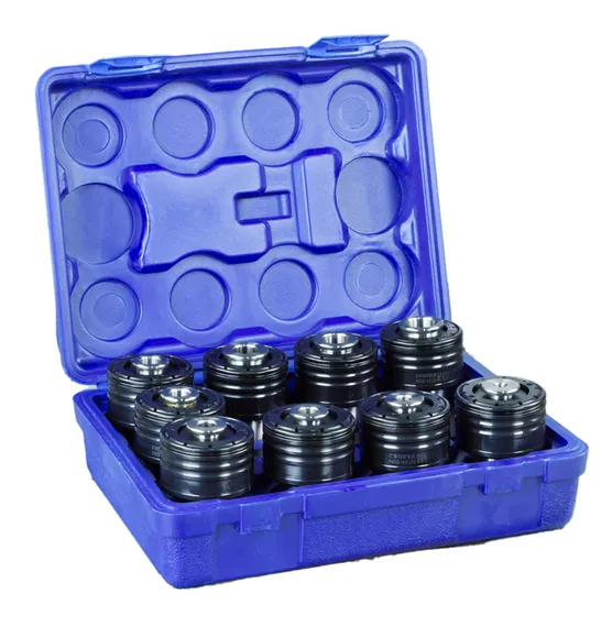 Набор головок резьбонарезных для манипуляторов ETM-24/PTM-24, GTM24, DIN, М6-М24, 9 шт.