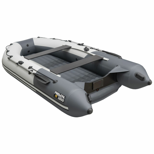 Ривьера Компакт 3800 НДНД комби светло-серый/графит (лодка ПВХ)