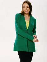 Пиджак вязаный, кардиган на пуговице.