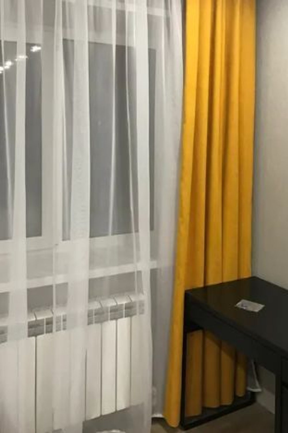Штора канвас на люверсах, ширина 140 см, 1 штука без подхвата