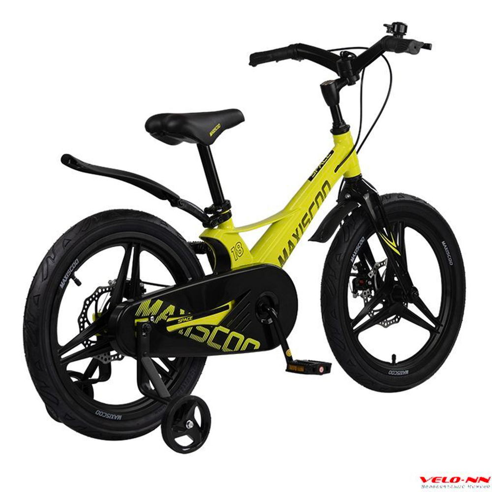 Велосипед 18" Maxiscoo Space  Делюкс Желтый
