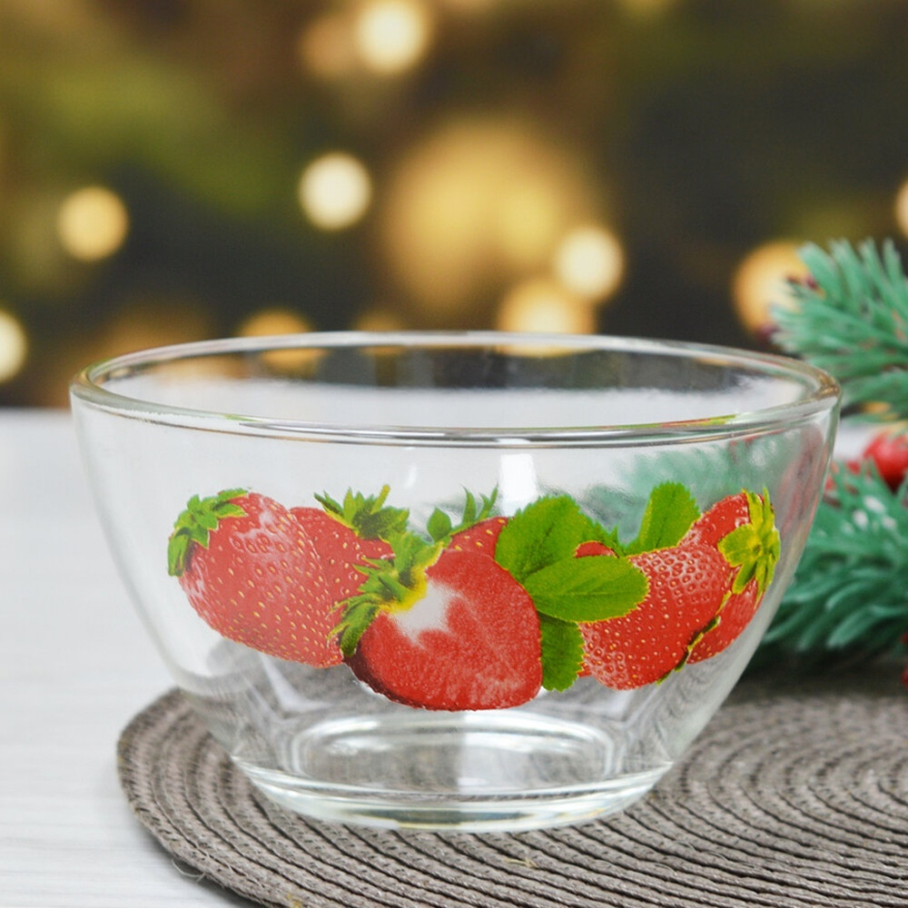 Салатник "Гладкий" (Клубника и малина) 11см