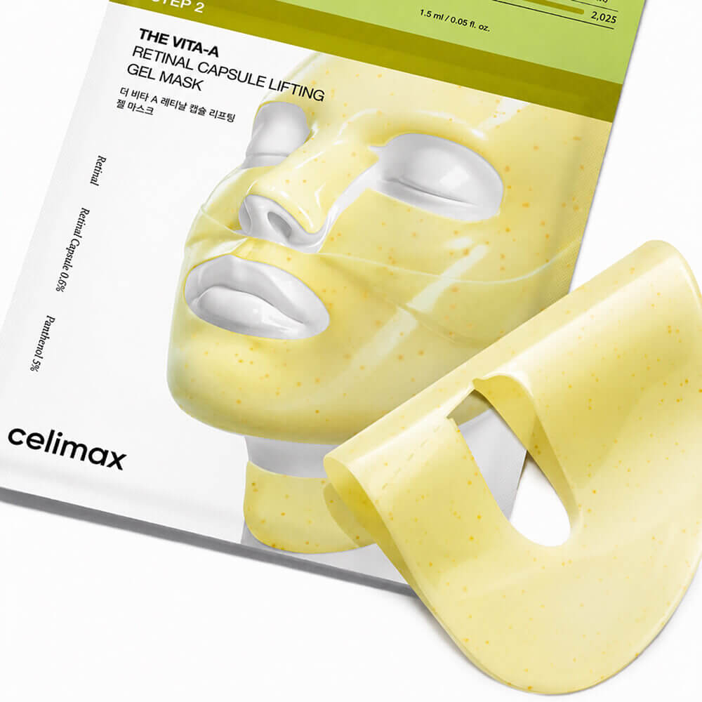 Celimax The Vita-A Retinal Shot Tightening 2-Step Gel Mask Гидрогелевая маска с ретиналем