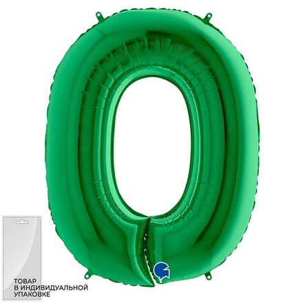 Цифра "0" зелёный Gr