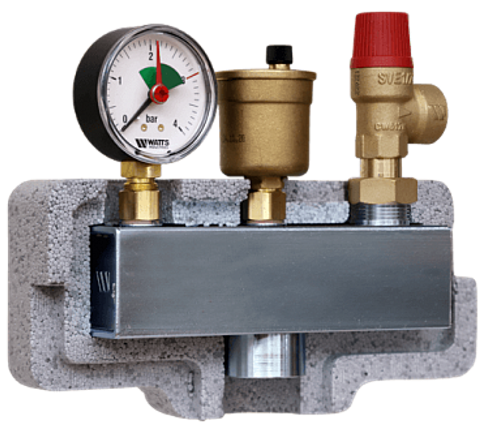 Группа безопасности котла KSG 30 ISO 1 1/2" 3 БАР ДО 50 КВТ WATTS