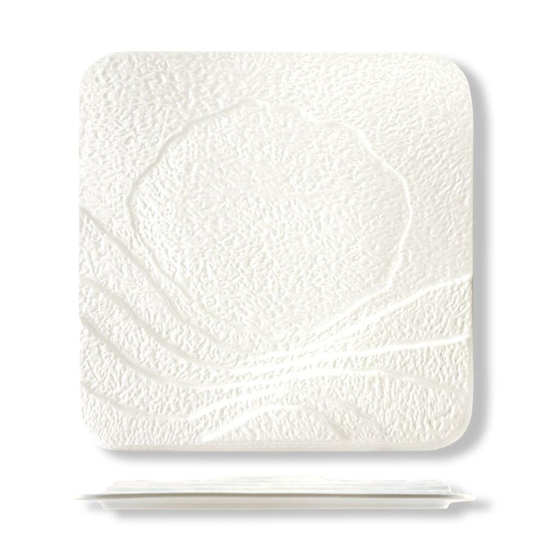 Тарелка 20*20 см квадратная Oyster белая фарфор P.L. Proff Cuisine [6]
