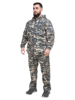 Костюм летний противомоскитный Helios Тайфун, серый пиксель, 60-62/182-188