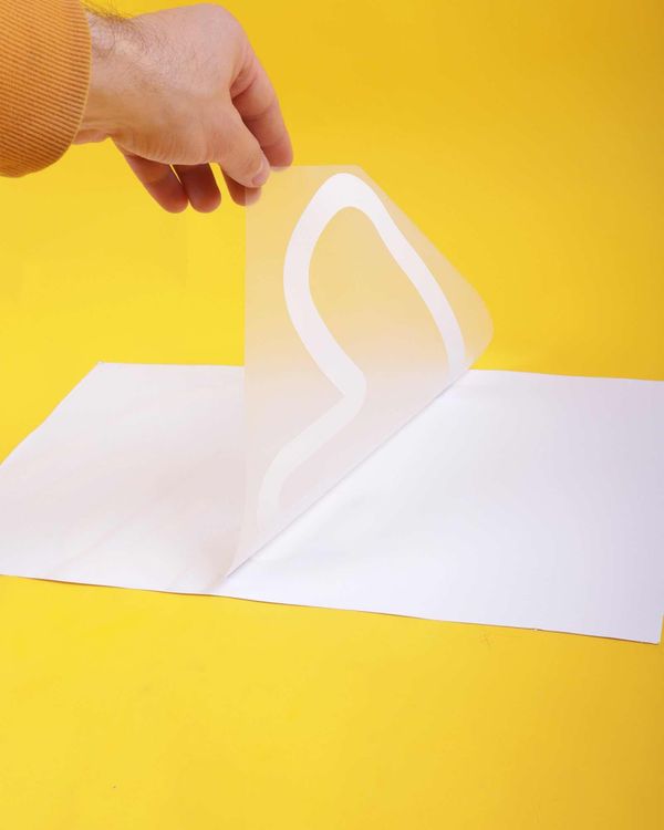 Наклейка Big Logo White - фото 2