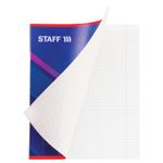 Тетрадь А5, 40 л., STAFF, клетка, офсет №2 ЭКОНОМ, обложка картон, "СТАНДАРТ", 402644, 4шт