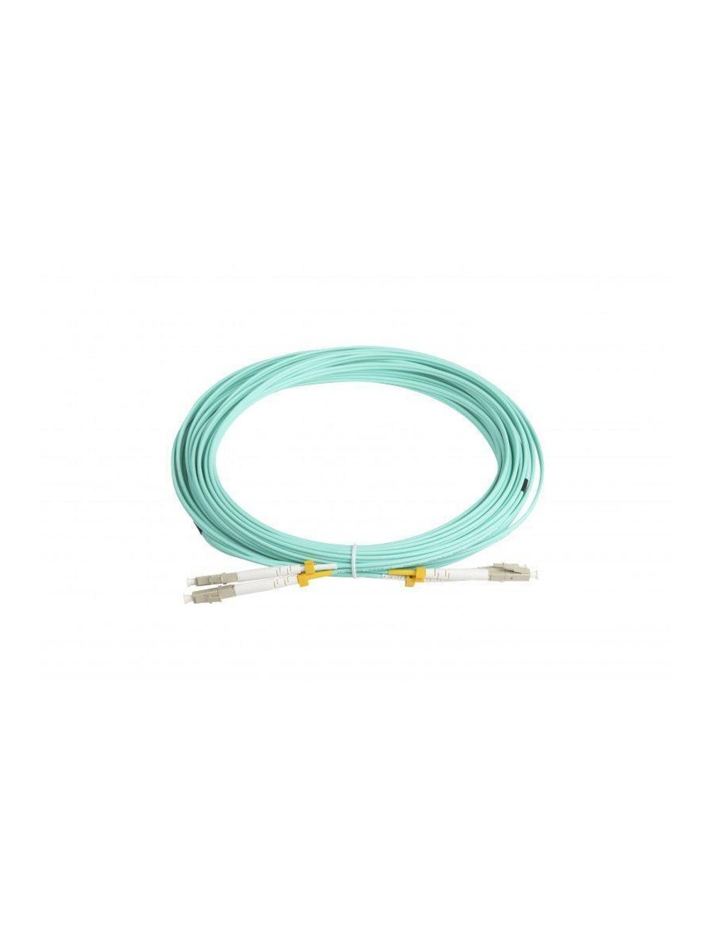 Патч-корд FC-D2-503-LC/PR-LC/PR-H-10M-LSZH-AQ волоконно-оптический (шнур) MM 50/125(OM3) LC-LC duplex 10G/40 LSZH 10м аква Hyperline 42836