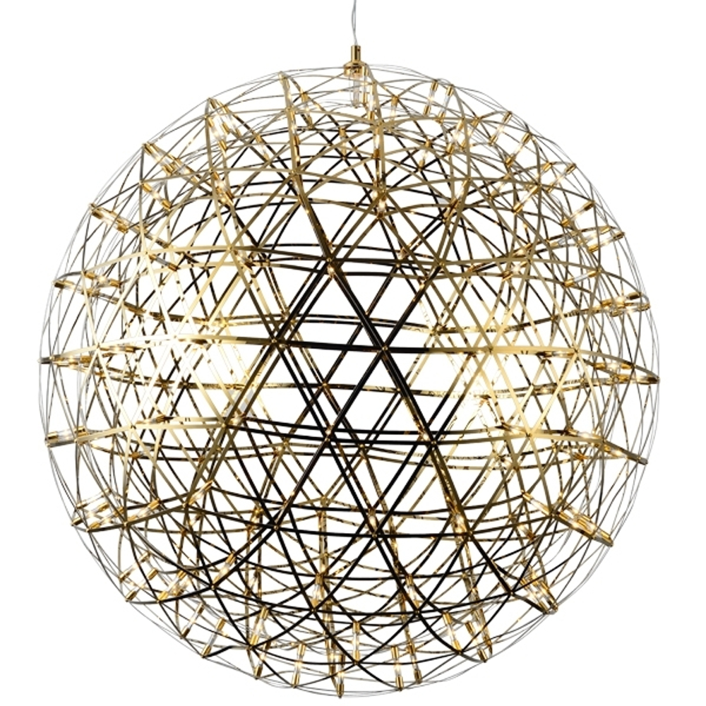 Pendant design lamp  Raimond by Moooi (Gold,  D 89 cm)
