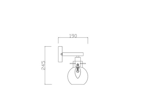 Бра Freya Circle FR5183WL-01G