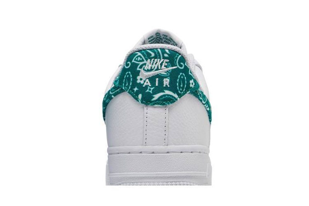 Кроссовки Nike Air Force 1 '07 Essential "Green Paisley" (Женская размерная сетка)
