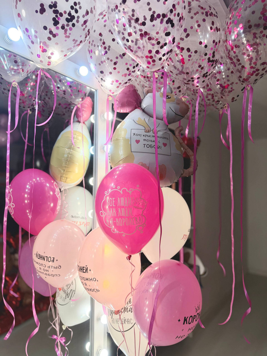 Воздушные гелиевые шары с приколам/крыса №4710