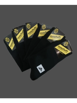 Носки Карабелли черные с лайкрой плотные 6 пар