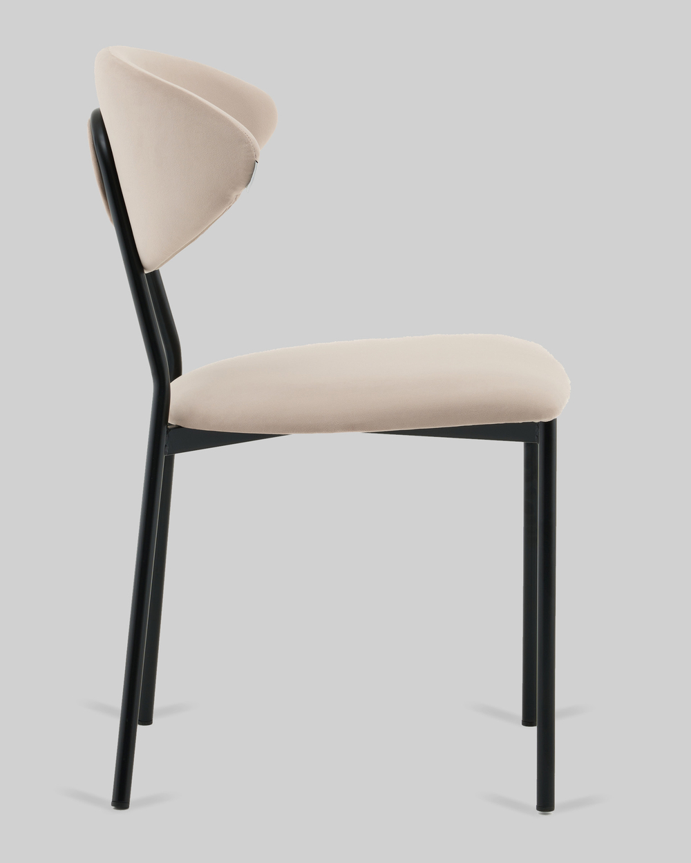 Стул обеденный Квинси велюр кремовый