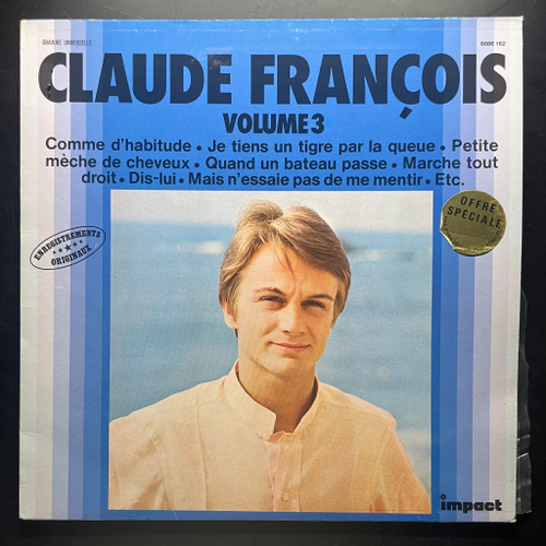 Claude François ‎– Volume 3 (Франция) Т