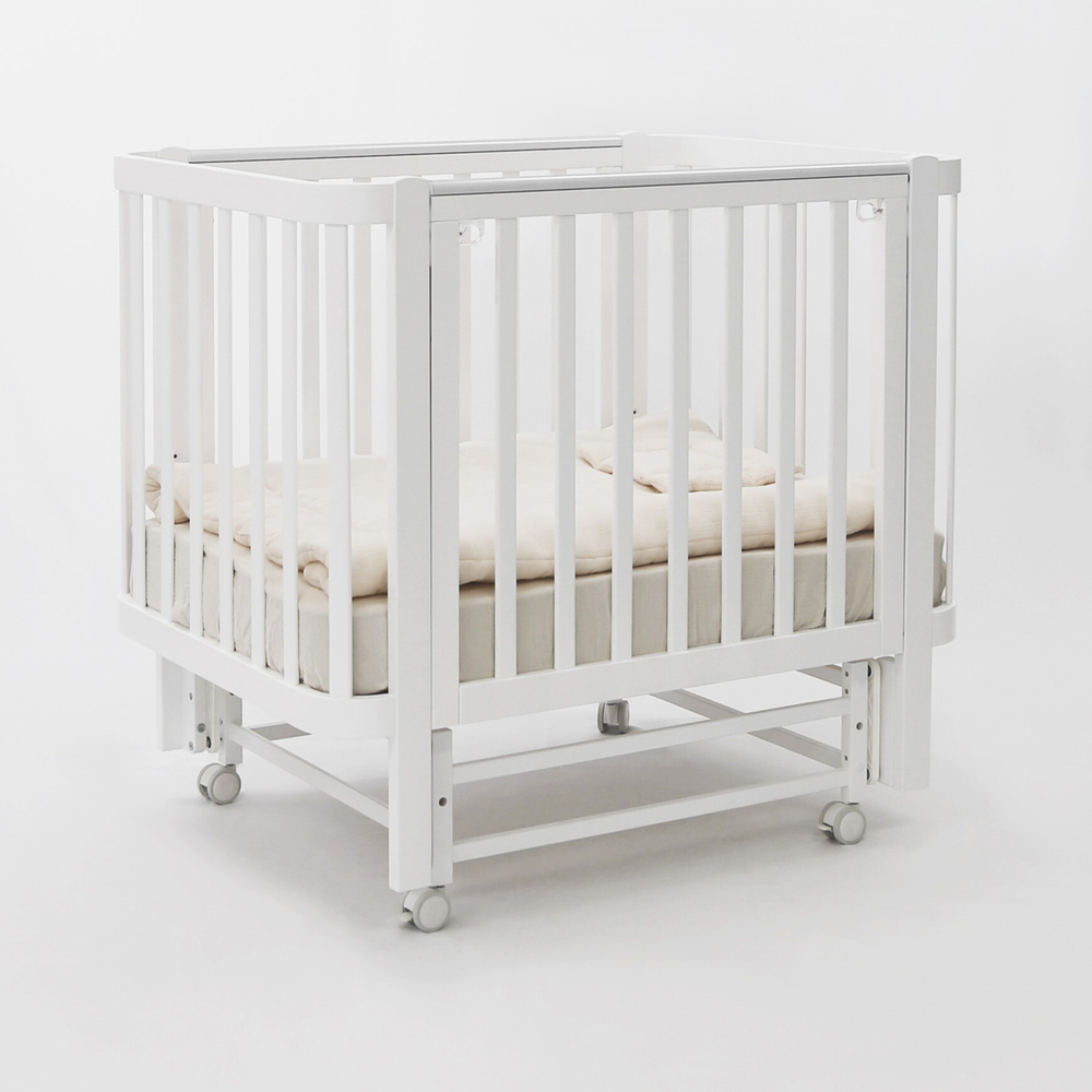 Детская кровать Antemi Terra Light New с маятником, Белый