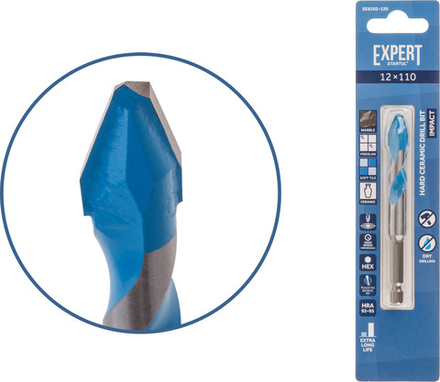 Сверло по керамограниту 12x110 мм EXPERT STARTUL
