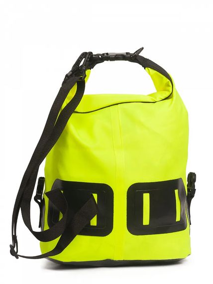 Гермосумка через плечо Sargan Пляжка с доп.карманом 15 л желтая флуор