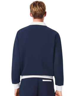 Куртка теннисная Lacoste Tennis Heritage Ultra Dry - navy blue/white