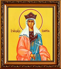 Валерия Римская, мученица, царица. Икона на холсте.